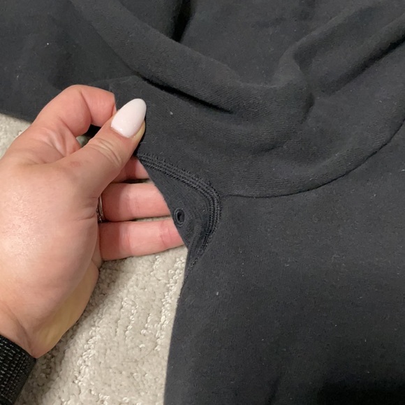 lululemon Warm for Winter black hoodie sz8 - Picture 10 of 12